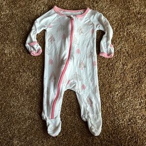 Bestaroo Modal Christmas Tree Footie Pajama NB